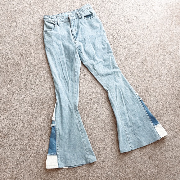 Show Me Your Mumu Woodstock Flare blue jeans - Picture 2 of 10